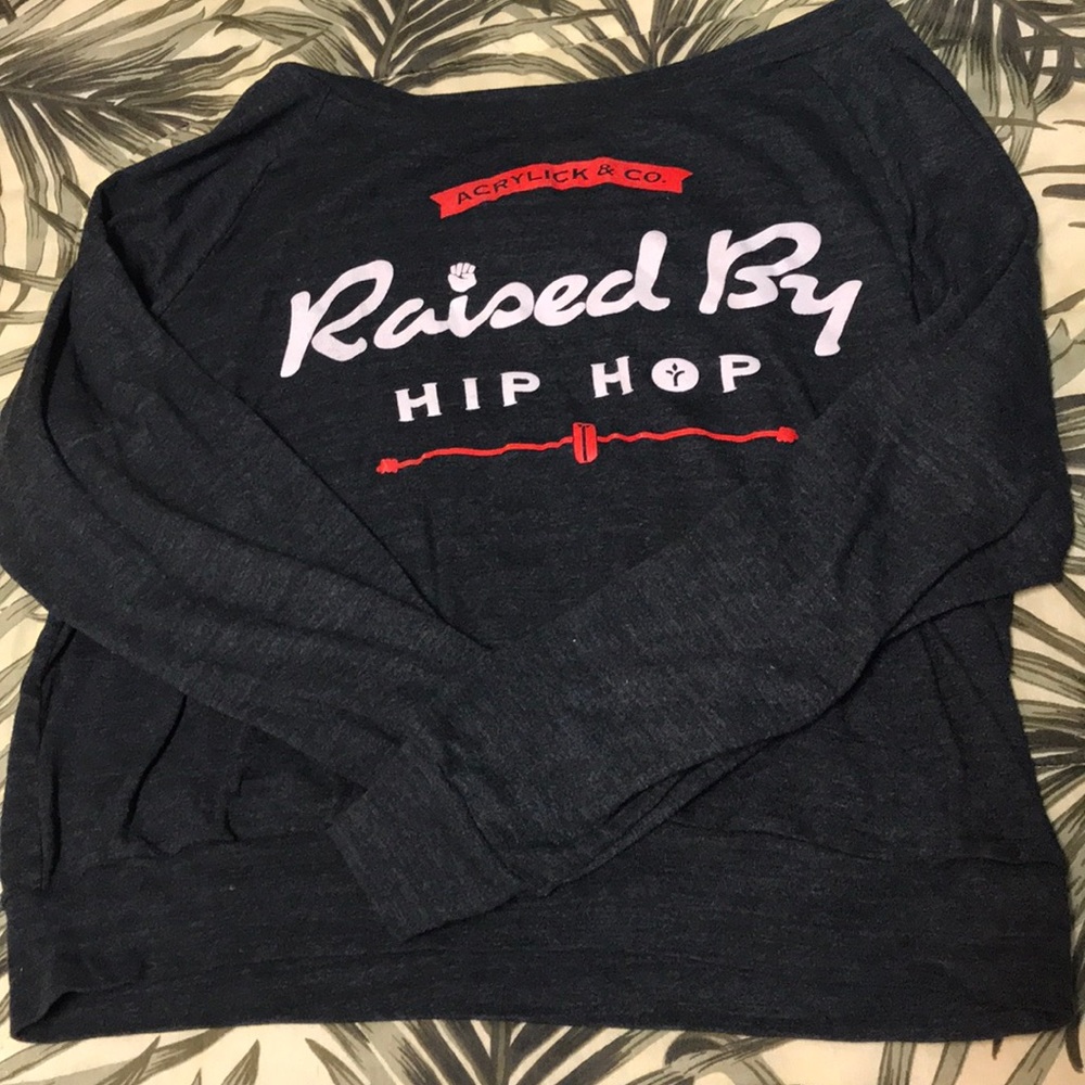 ACRYLICK RAISED BY HIP HOP WOMEN’S SWEATER